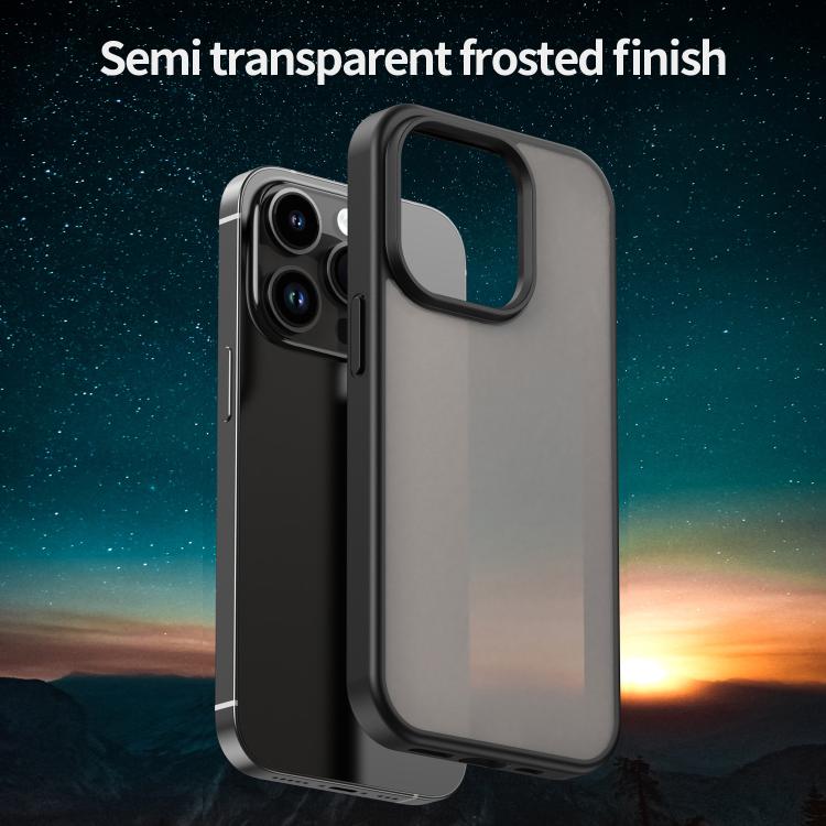 For iPhone 14 Pro Fanying Series PC Hybrid TPU Translucent Frosted Phone Case