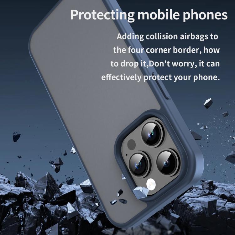 For iPhone 14 Pro Fanying Series PC Hybrid TPU Translucent Frosted Phone Case