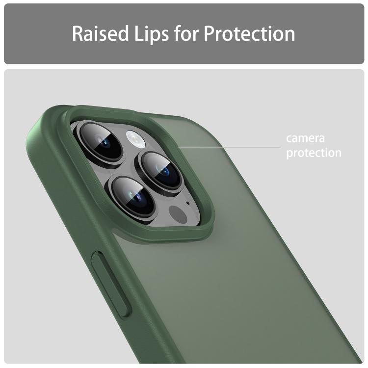 For iPhone 14 Pro Fanying Series PC Hybrid TPU Translucent Frosted Phone Case