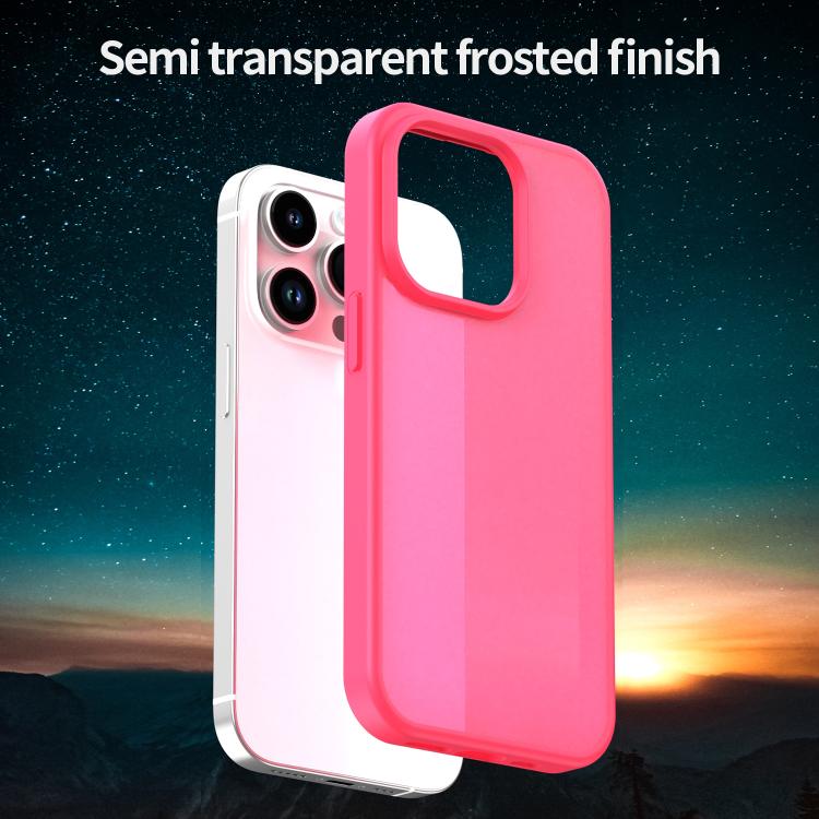 For iPhone 14 Pro Fanying Series PC Hybrid TPU Translucent Frosted Phone Case