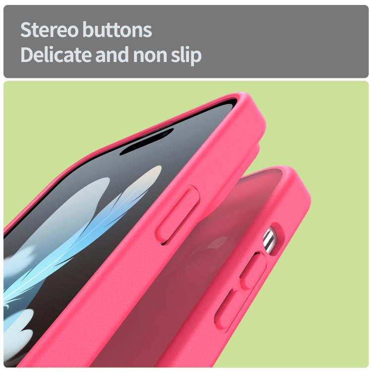 For iPhone 14 Pro Fanying Series PC Hybrid TPU Translucent Frosted Phone Case