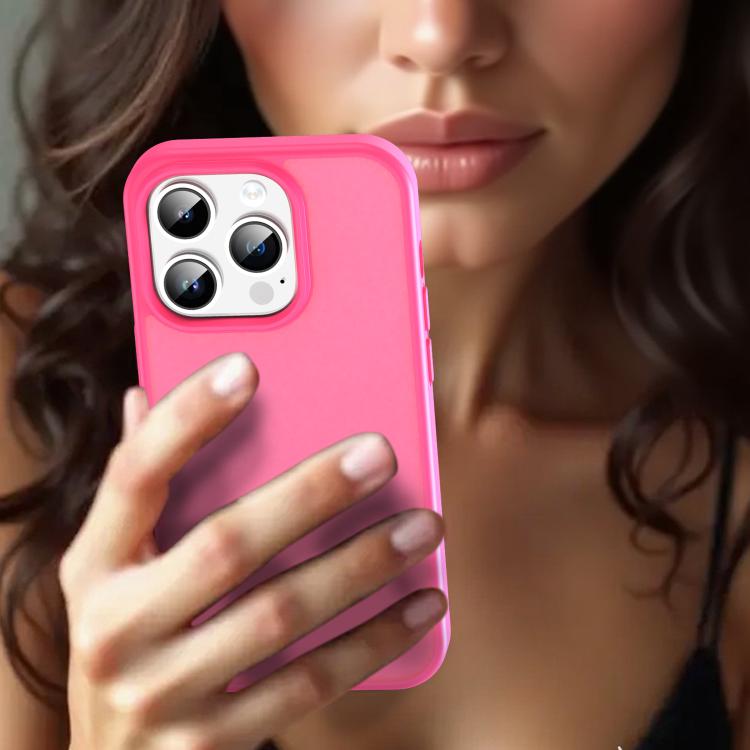 For iPhone 14 Pro Fanying Series PC Hybrid TPU Translucent Frosted Phone Case