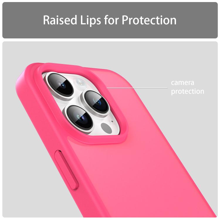 For iPhone 14 Pro Fanying Series PC Hybrid TPU Translucent Frosted Phone Case