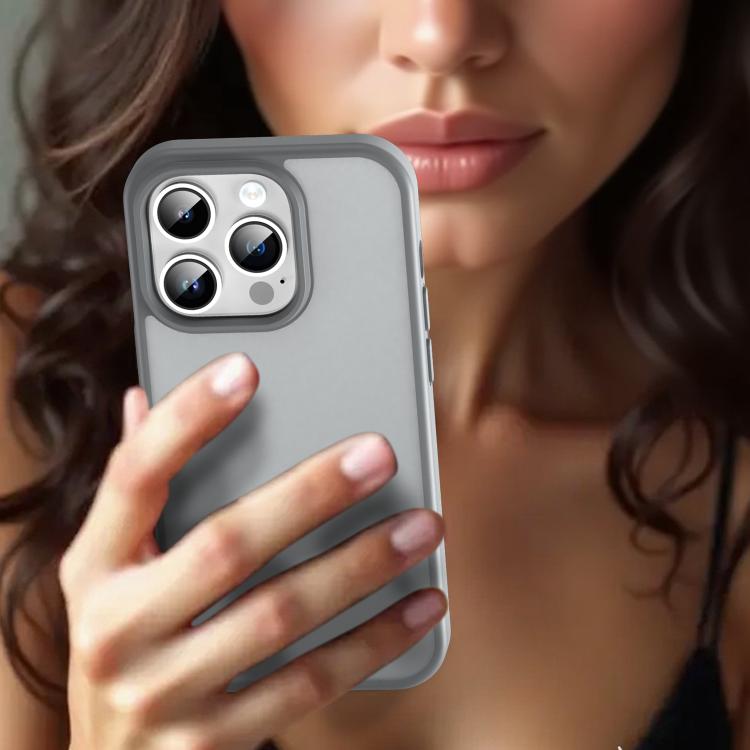 For iPhone 14 Pro Fanying Series PC Hybrid TPU Translucent Frosted Phone Case