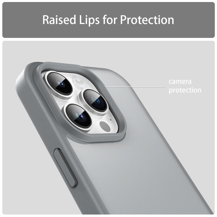 For iPhone 14 Pro Fanying Series PC Hybrid TPU Translucent Frosted Phone Case