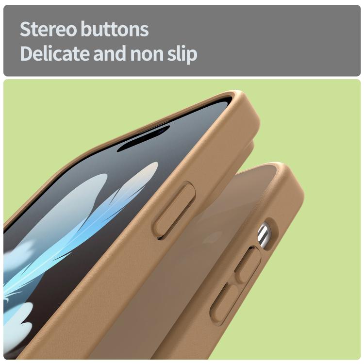 For iPhone 14 Pro Fanying Series PC Hybrid TPU Translucent Frosted Phone Case