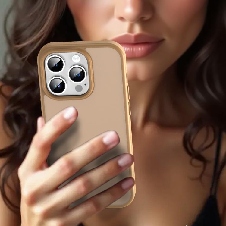 For iPhone 14 Pro Fanying Series PC Hybrid TPU Translucent Frosted Phone Case