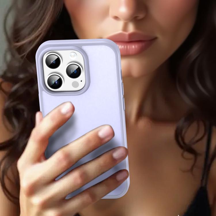 For iPhone 14 Pro Fanying Series PC Hybrid TPU Translucent Frosted Phone Case