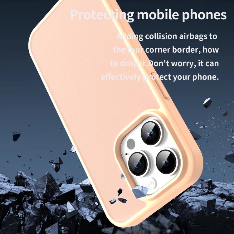 For iPhone 14 Pro Fanying Series PC Hybrid TPU Translucent Frosted Phone Case