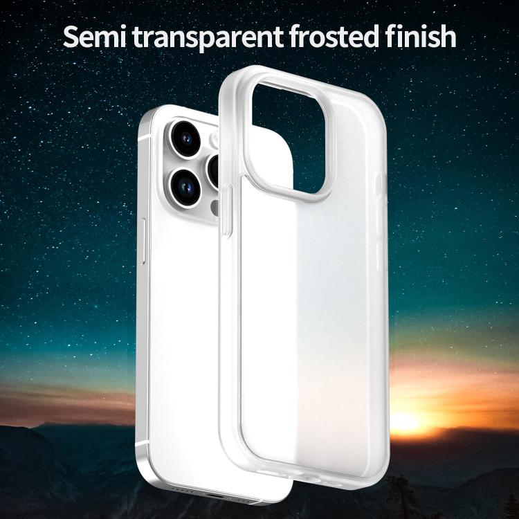 For iPhone 14 Pro Fanying Series PC Hybrid TPU Translucent Frosted Phone Case