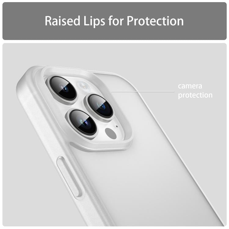 For iPhone 14 Pro Fanying Series PC Hybrid TPU Translucent Frosted Phone Case