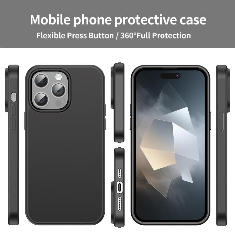 For iPhone 14 Pro Max Fanying Series PC Hybrid TPU Translucent Frosted Phone Case