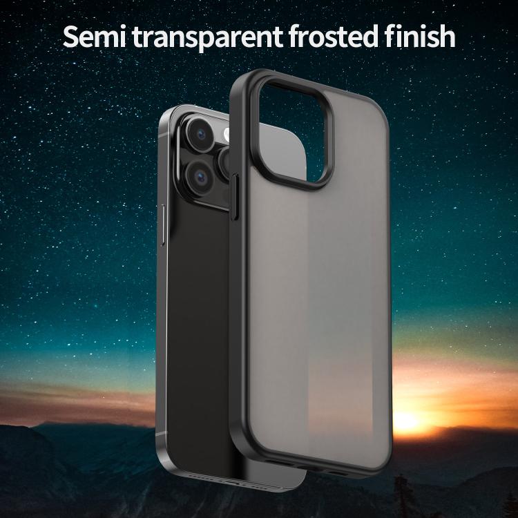 For iPhone 14 Pro Max Fanying Series PC Hybrid TPU Translucent Frosted Phone Case