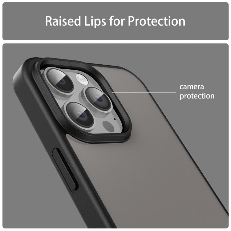 For iPhone 14 Pro Max Fanying Series PC Hybrid TPU Translucent Frosted Phone Case