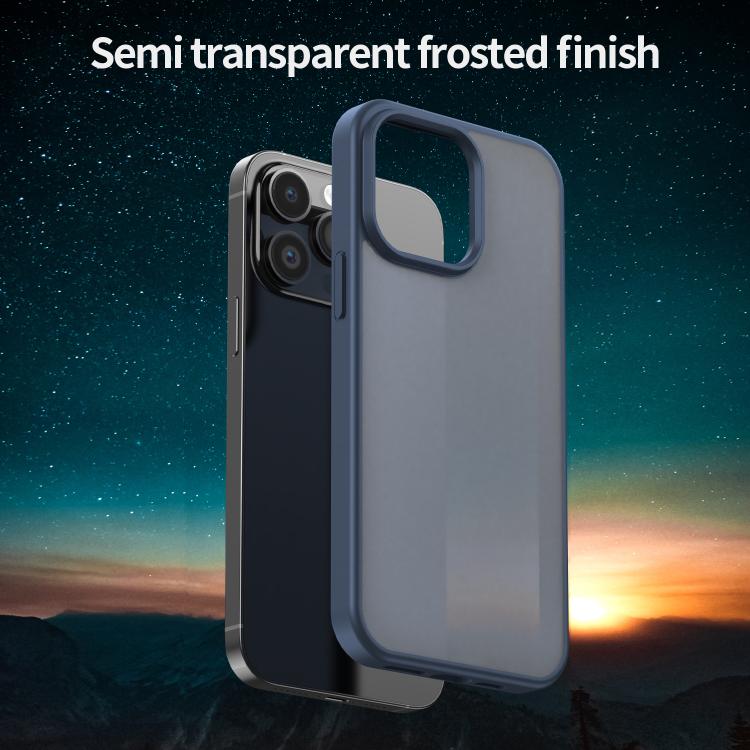 For iPhone 14 Pro Max Fanying Series PC Hybrid TPU Translucent Frosted Phone Case