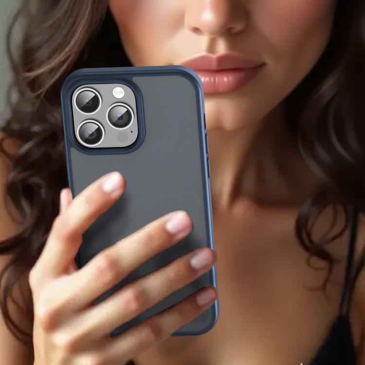 For iPhone 14 Pro Max Fanying Series PC Hybrid TPU Translucent Frosted Phone Case