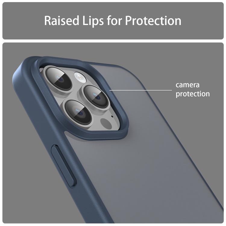For iPhone 14 Pro Max Fanying Series PC Hybrid TPU Translucent Frosted Phone Case