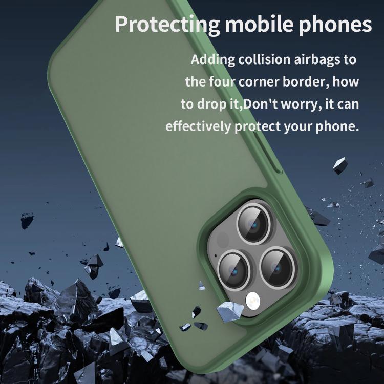 For iPhone 14 Pro Max Fanying Series PC Hybrid TPU Translucent Frosted Phone Case