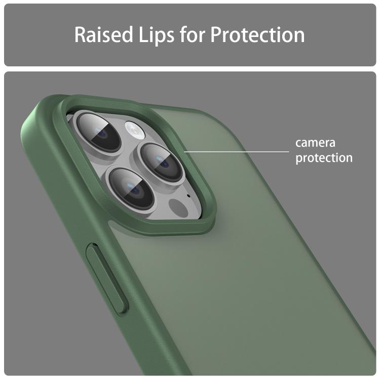 For iPhone 14 Pro Max Fanying Series PC Hybrid TPU Translucent Frosted Phone Case