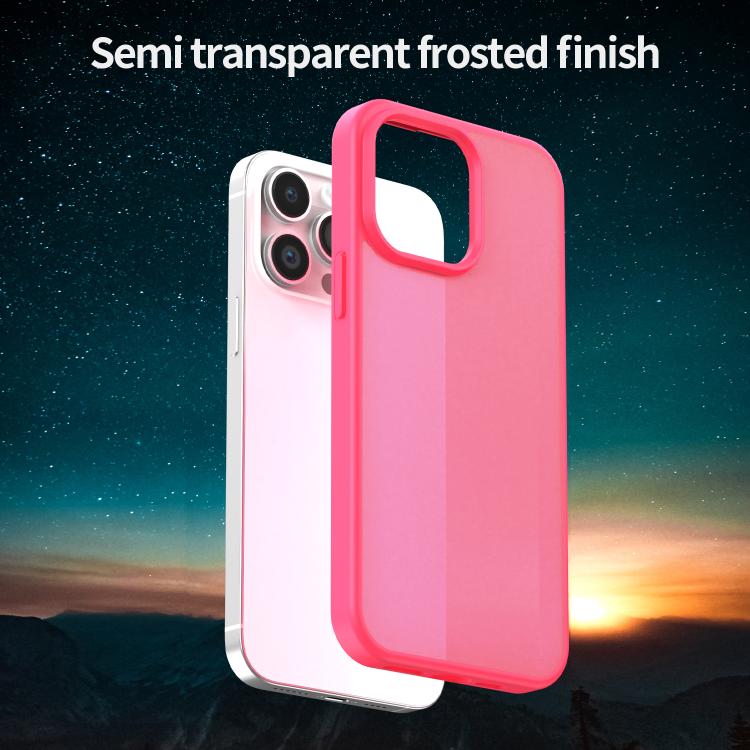 For iPhone 14 Pro Max Fanying Series PC Hybrid TPU Translucent Frosted Phone Case