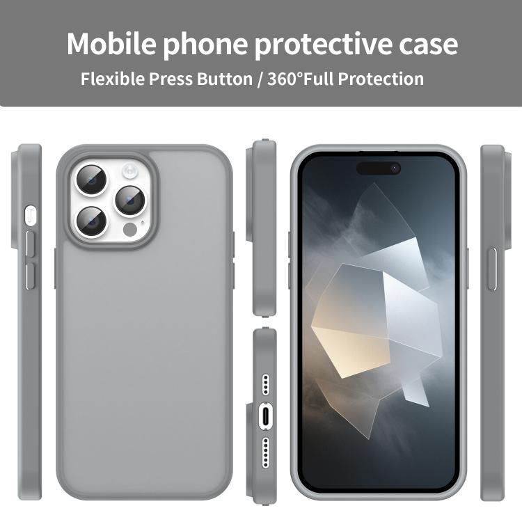 For iPhone 14 Pro Max Fanying Series PC Hybrid TPU Translucent Frosted Phone Case