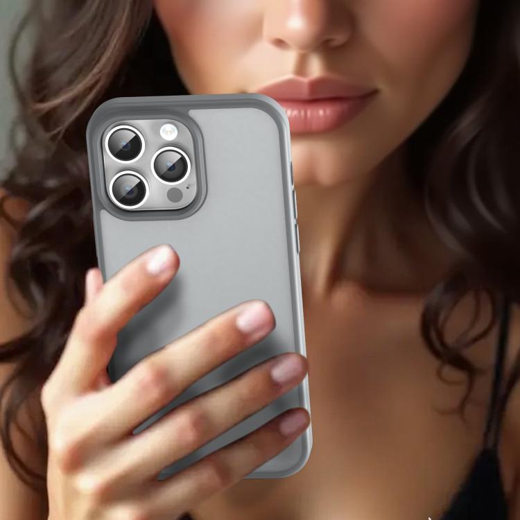 For iPhone 14 Pro Max Fanying Series PC Hybrid TPU Translucent Frosted Phone Case