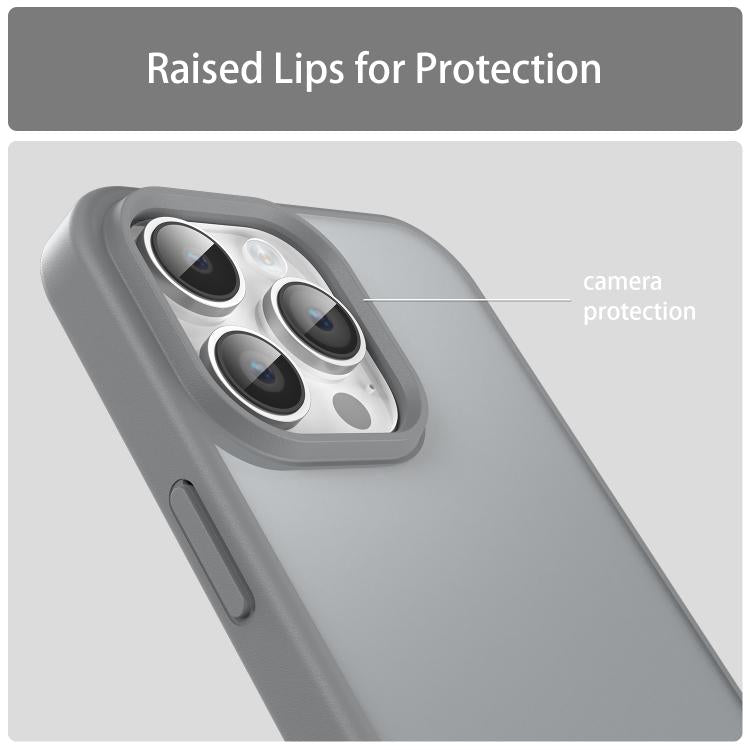 For iPhone 14 Pro Max Fanying Series PC Hybrid TPU Translucent Frosted Phone Case