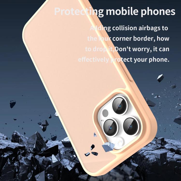 For iPhone 14 Pro Max Fanying Series PC Hybrid TPU Translucent Frosted Phone Case