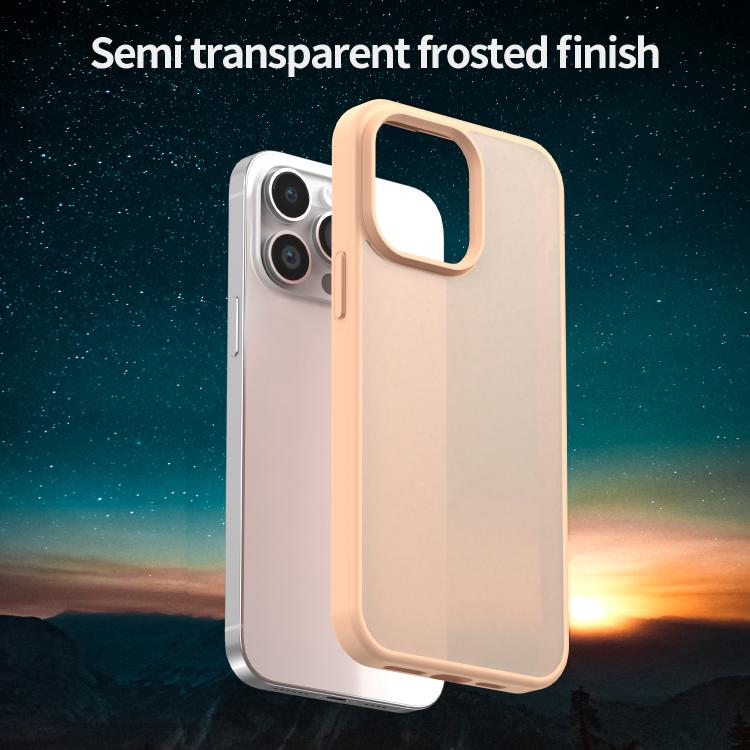 For iPhone 14 Pro Max Fanying Series PC Hybrid TPU Translucent Frosted Phone Case