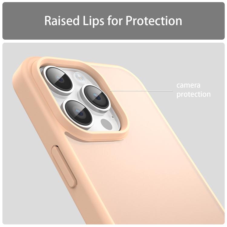 For iPhone 14 Pro Max Fanying Series PC Hybrid TPU Translucent Frosted Phone Case