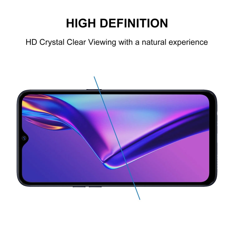 For OPPO A12 Full Glue Full Screen Tempered Glass Film