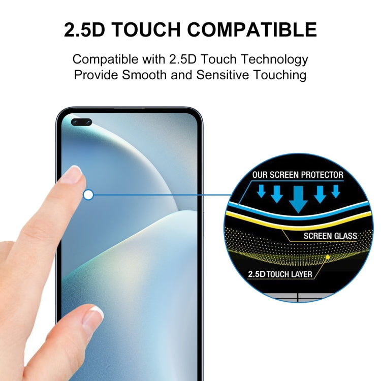 For OPPO A93 Full Glue Full Screen Tempered Glass Film