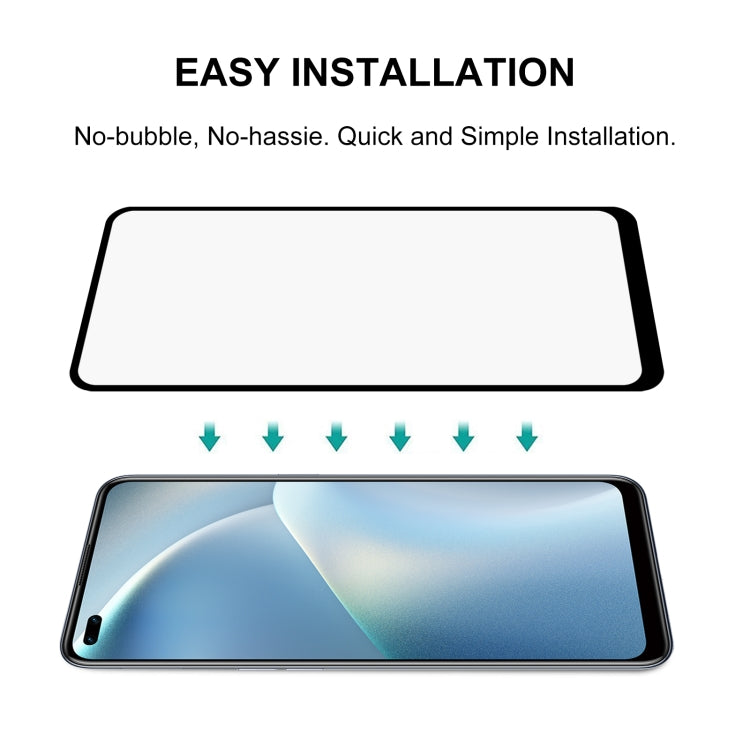For OPPO A93 Full Glue Full Screen Tempered Glass Film