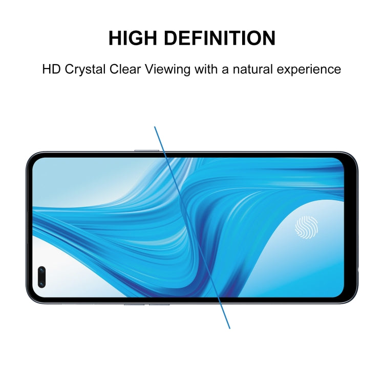 For OPPO F17 Pro Full Glue Full Screen Tempered Glass Film