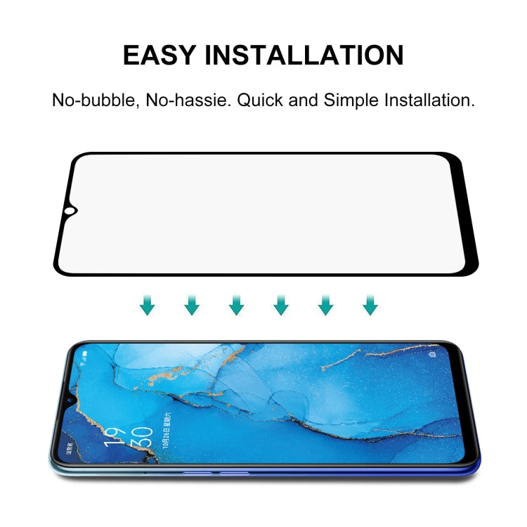 For OPPO Reno3 A Full Glue Full Screen Tempered Glass Film