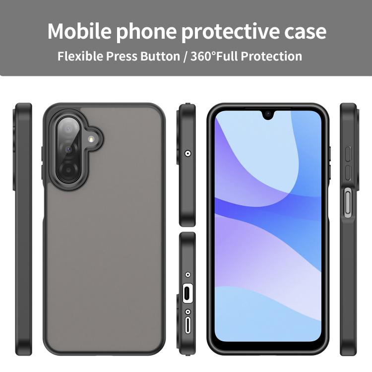 For Samsung Galaxy A26 5G Fanying Series PC Hybrid TPU Translucent Frosted Phone Case
