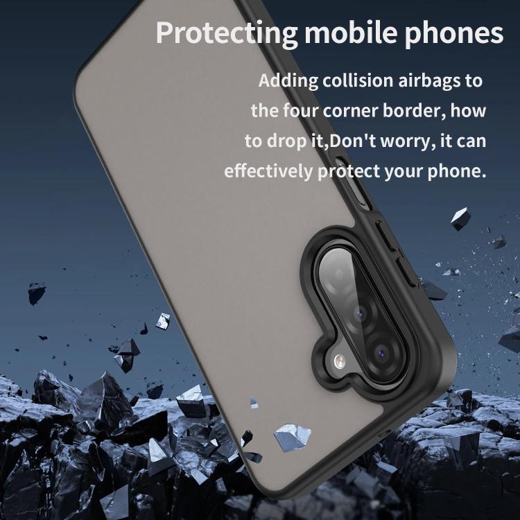 For Samsung Galaxy A26 5G Fanying Series PC Hybrid TPU Translucent Frosted Phone Case
