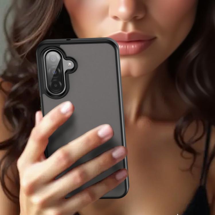 For Samsung Galaxy A26 5G Fanying Series PC Hybrid TPU Translucent Frosted Phone Case