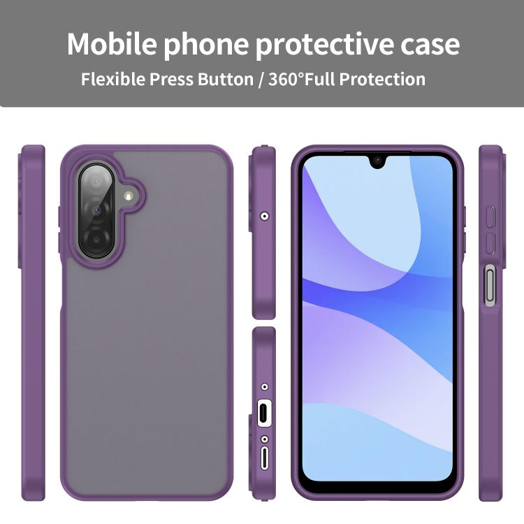 For Samsung Galaxy A26 5G Fanying Series PC Hybrid TPU Translucent Frosted Phone Case