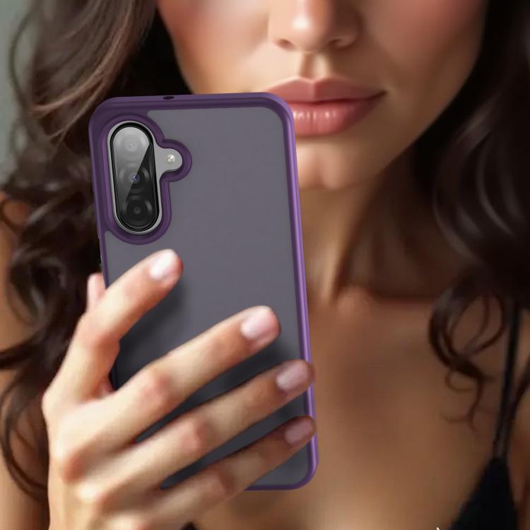 For Samsung Galaxy A26 5G Fanying Series PC Hybrid TPU Translucent Frosted Phone Case