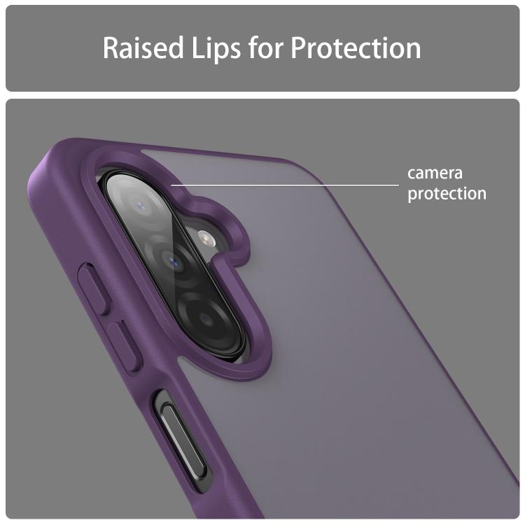 For Samsung Galaxy A26 5G Fanying Series PC Hybrid TPU Translucent Frosted Phone Case