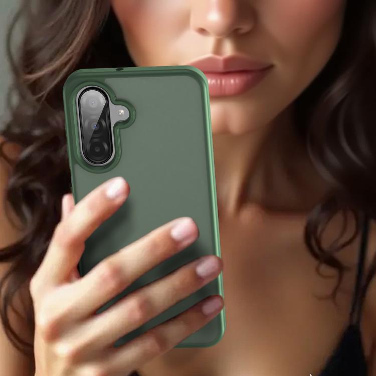For Samsung Galaxy A26 5G Fanying Series PC Hybrid TPU Translucent Frosted Phone Case