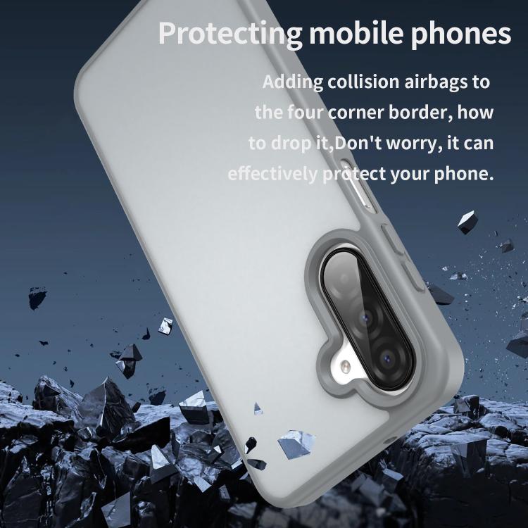 For Samsung Galaxy A26 5G Fanying Series PC Hybrid TPU Translucent Frosted Phone Case
