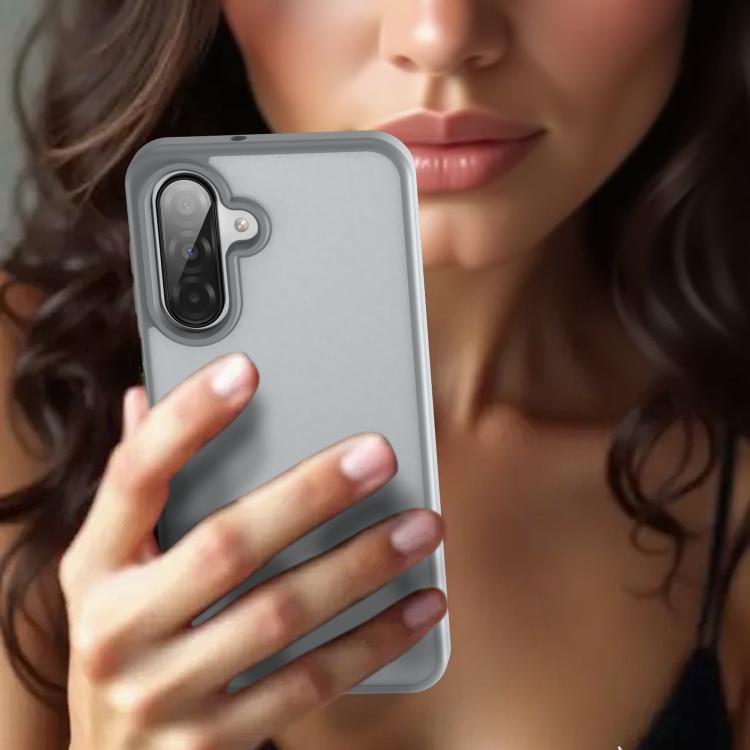 For Samsung Galaxy A26 5G Fanying Series PC Hybrid TPU Translucent Frosted Phone Case