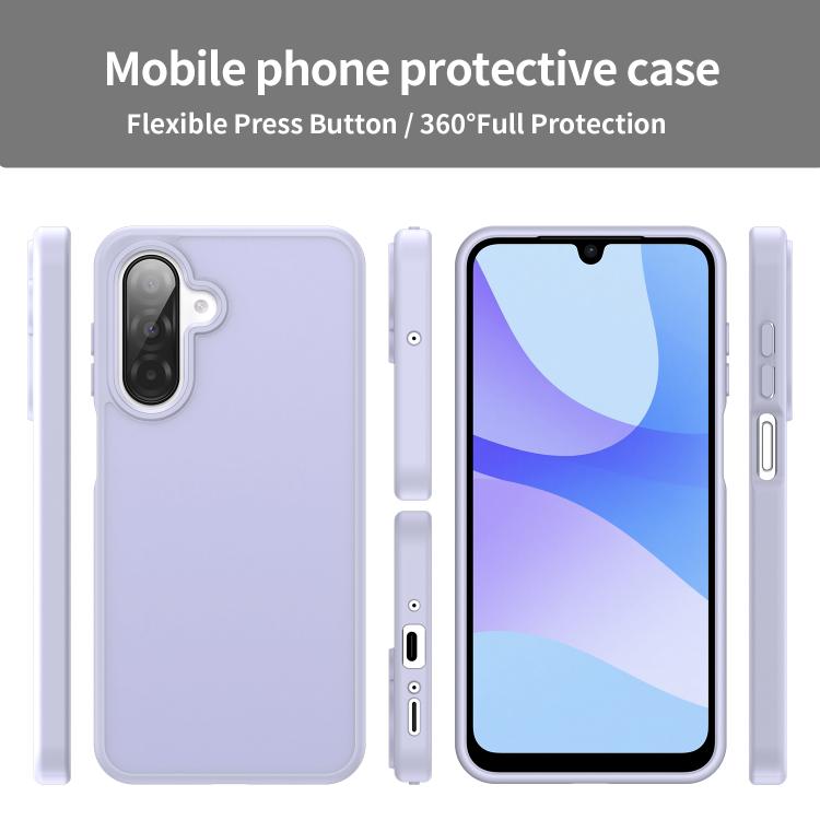 For Samsung Galaxy A26 5G Fanying Series PC Hybrid TPU Translucent Frosted Phone Case