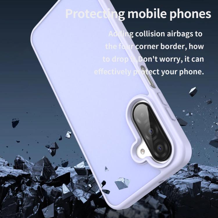 For Samsung Galaxy A26 5G Fanying Series PC Hybrid TPU Translucent Frosted Phone Case