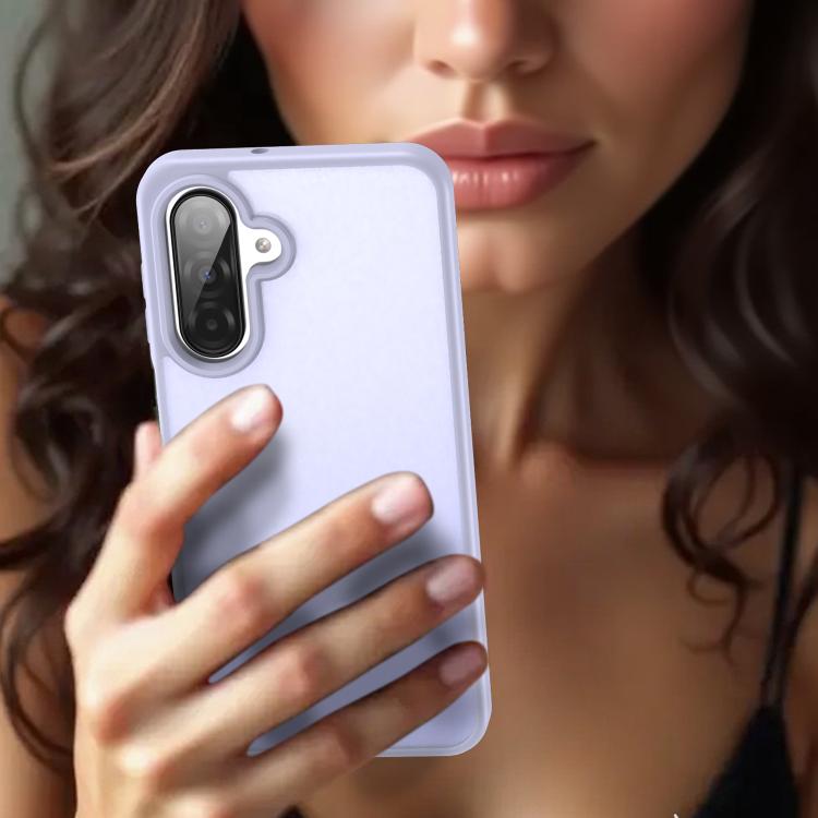 For Samsung Galaxy A26 5G Fanying Series PC Hybrid TPU Translucent Frosted Phone Case