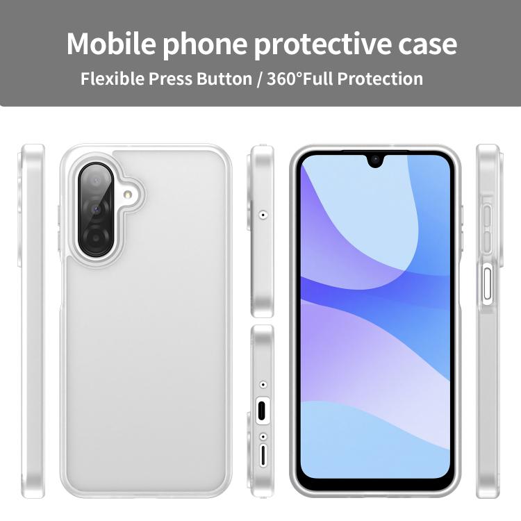 For Samsung Galaxy A26 5G Fanying Series PC Hybrid TPU Translucent Frosted Phone Case