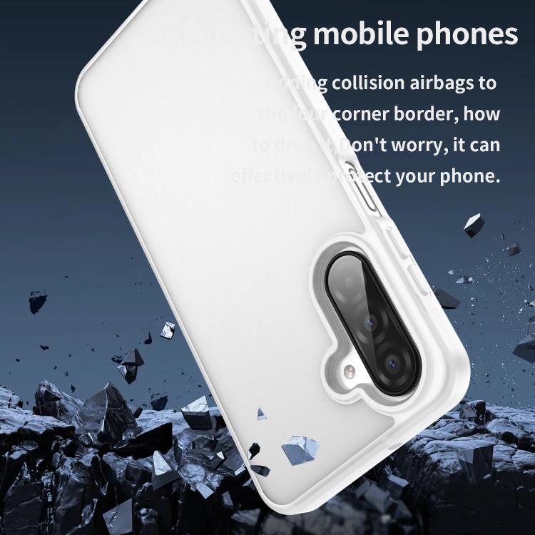 For Samsung Galaxy A26 5G Fanying Series PC Hybrid TPU Translucent Frosted Phone Case