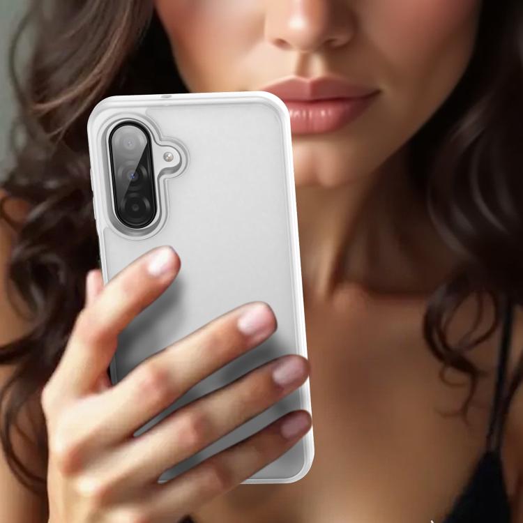 For Samsung Galaxy A26 5G Fanying Series PC Hybrid TPU Translucent Frosted Phone Case